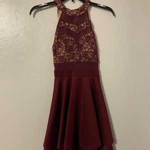 Maroon Dress